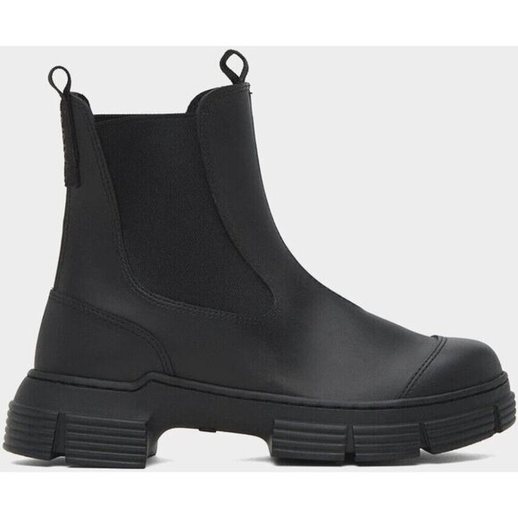 Ganni Black Ankle Boots - Picture 12 of 14